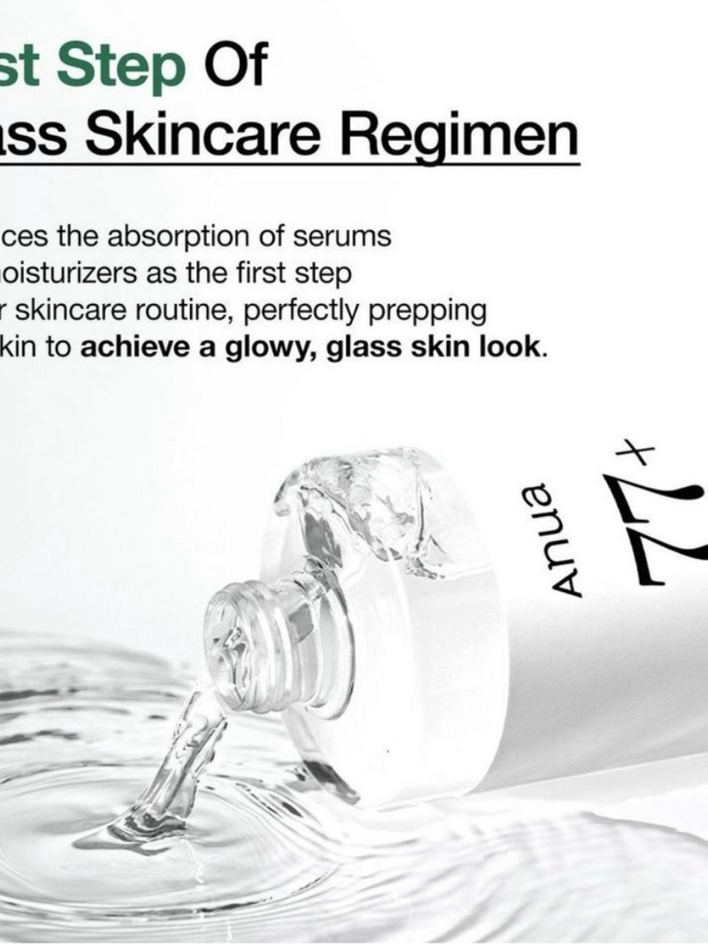 Anua Heartleaf 77+ Hyaluron Soothing Toner — White - Picture 3 of 11